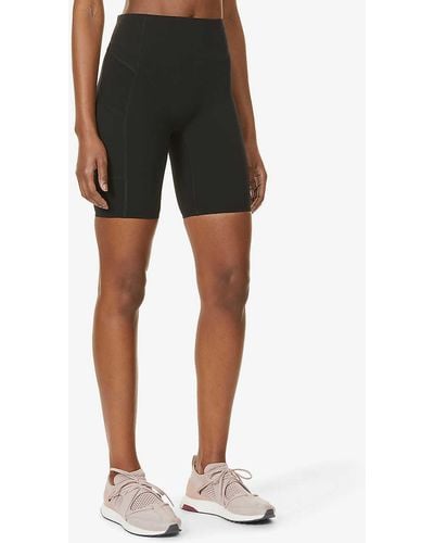 Spanx Every Weartm High-rise Stretch-woven Short - Black