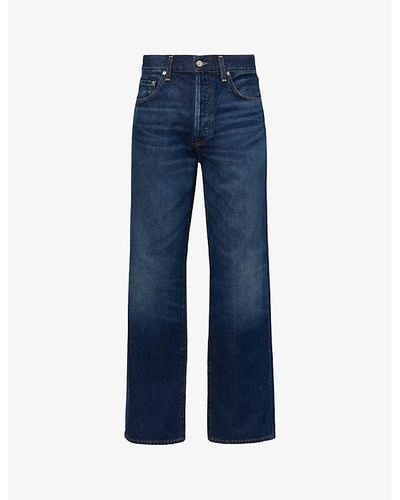 Citizens of Humanity Hayden baggy Straight-leg Relaxed-fit Organic-denim Jeans - Blue
