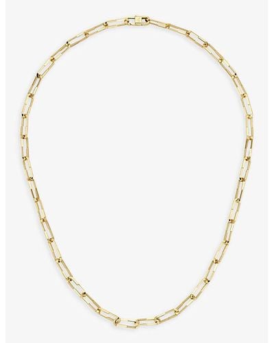 Gucci Link To Love 18ct Yellow-gold Chain Necklace - Metallic