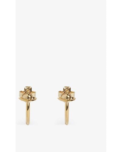 Vivienne Westwood Vera Small Hoop Earrings - Metallic