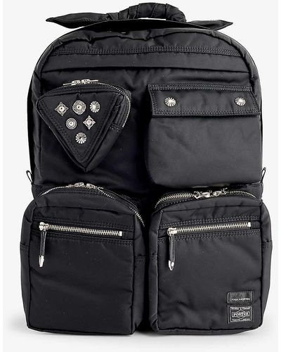 Toga Virilis X Porter-yoshida & Co. Multi-pocket Woven Backpack - Black