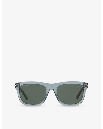 Gucci GG1444S 004 Square Sunglasses - Green