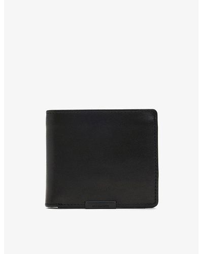 AllSaints Blyth Leather Bi-fold Wallet - Black