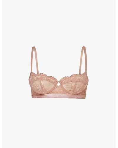 Lounge Underwear Blossom Stretch-lace Balconette Bra - Pink