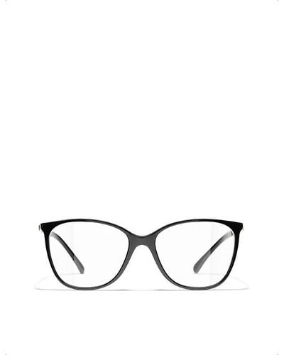 Chanel Square Eyeglasses - Black