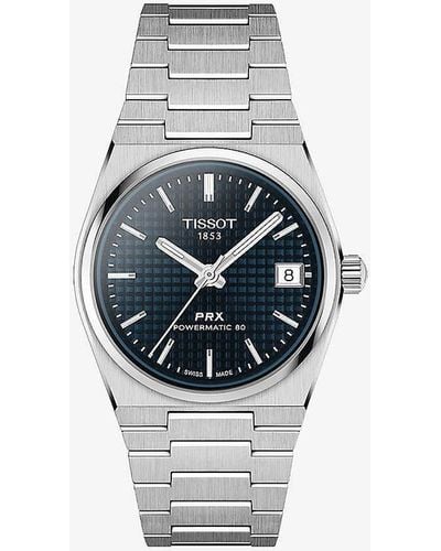 Tissot T1372071104100 Prx Powermatic 80 Stainless-steel Automatic Watch - White