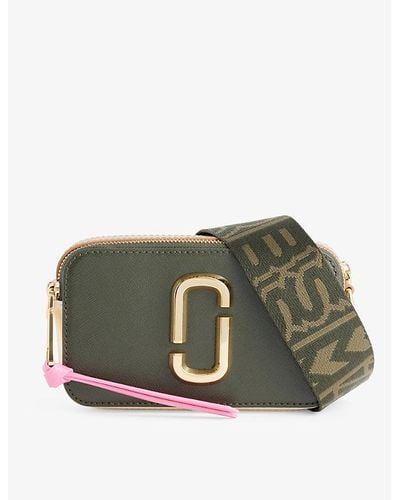 Marc Jacobs The Leather Snapshot Bag - Green