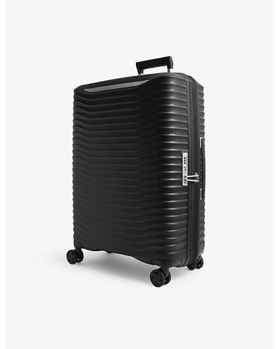 Samsonite Upscape Spinner Expandable Four-wheel Shell Suitcase - Black
