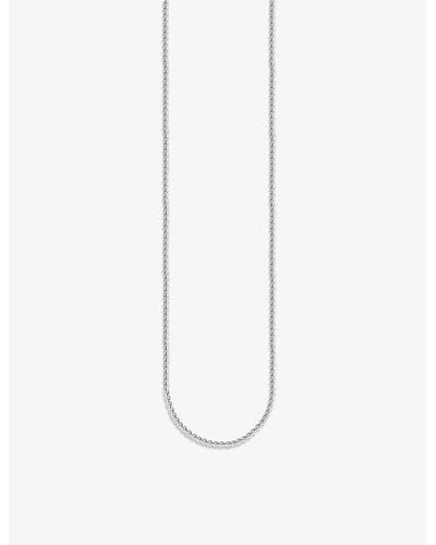 Thomas Sabo Venezia Sterling Chain Necklace - White