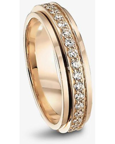 Piaget Possession 18ct Rose-gold And 1.33ct Brilliant-cut Diamond Wedding Ring - Metallic