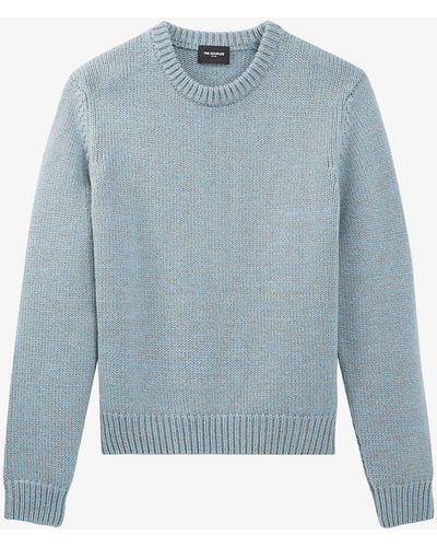 The Kooples Crewneck Wool Sweater - Blue