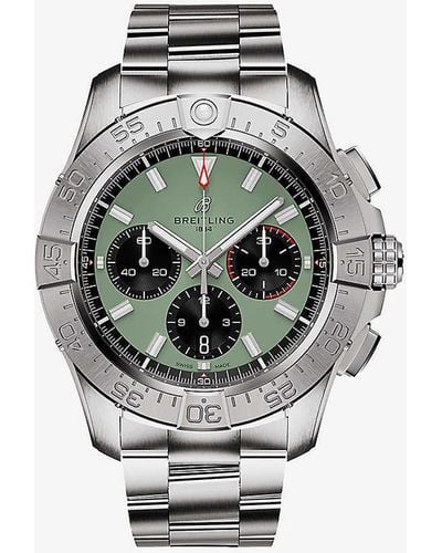 Breitling Ab0147101l1a1 Avenger B01 Chronograph 44 Stainless-steel Automatic Watch - Grey