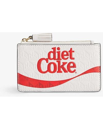 Anya Hindmarch Diet Coke Leather Cardholder - White