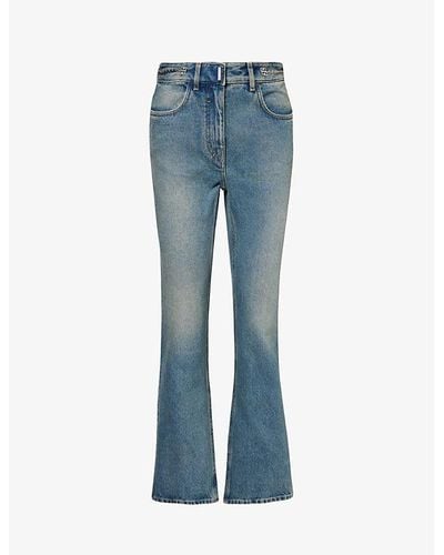 Givenchy Straight-leg Mid-rise Denim Jeans - Blue
