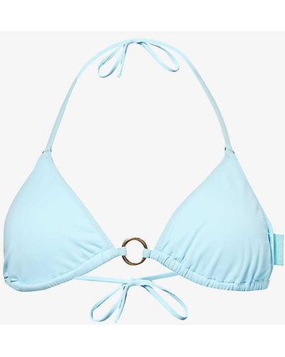 Melissa Odabash Venice Triangle-cup Bikini Top - Blue
