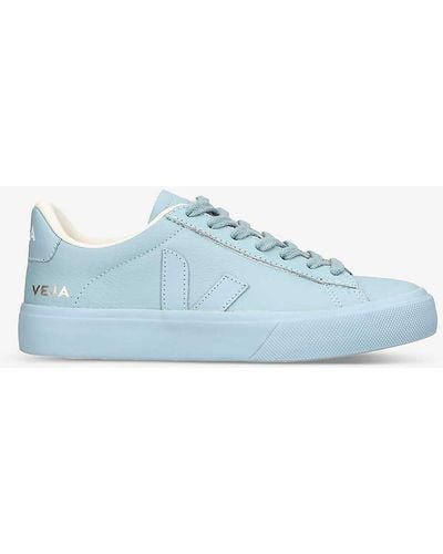 Veja Campo Lace-up Trainers - Blue