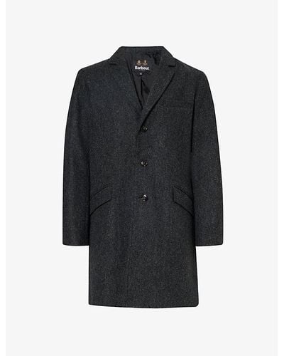 Barbour Harrow Notched-lapel Regular-fit Wool Jacket Xx - Black