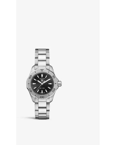 Tag Heuer Wbp1410.ba0622 Aquaracer Stainless-steel Quartz Watch - Black