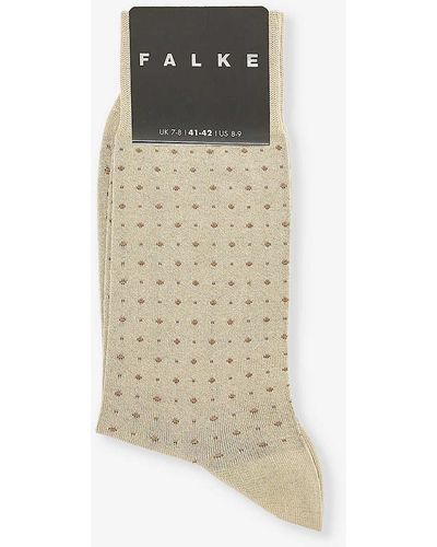 FALKE Impulse Dot-pattern Cotton-blend Socks - Metallic