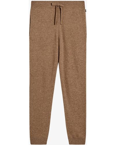 Ted Baker Axfrd Cashmere jogging Bottoms - Brown