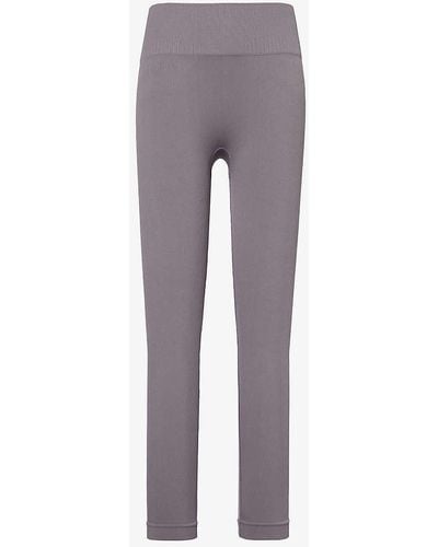 GYMSHARK Everywear Tapered-leg High-rise Stretch-woven leggings X - Grey