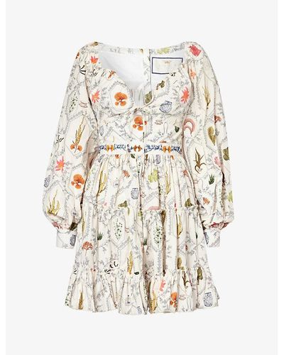 Honor Encaje Cotton Mini Dress