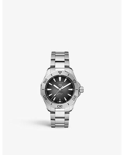 Tag Heuer Wbp2110.ba0627 Aquaracer Stainless Steel Automatic Watch - Black
