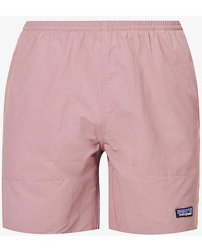 Patagonia baggies Lights Brand-patch Stretch-woven Short - Pink