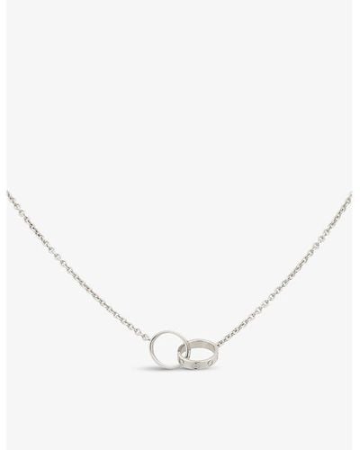 Cartier Love 18ct White-gold Necklace - Natural