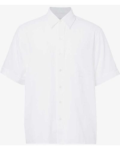 CDLP Mesh Organic Cotton Shirt - White