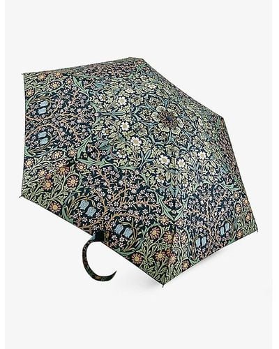 Fulton X Morris & Co Floral-print Umbrella - Gray