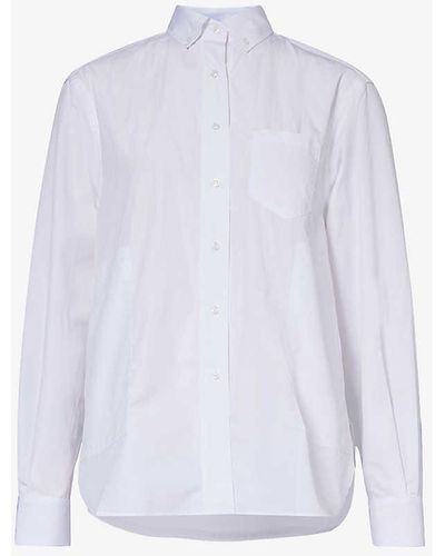Saks Potts William Regular-fit Cotton Shirt - White