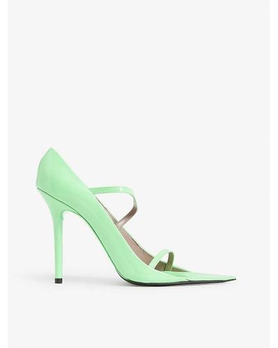white fenty heels