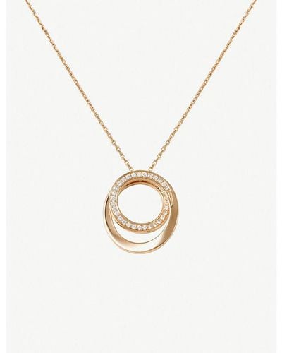 Cartier Étincelle De 18ct Rose-gold And 0.14ct Round Brilliant-cut Diamond Necklace - Metallic