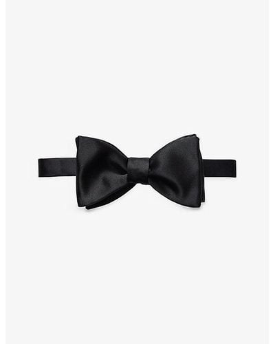 Eton Self-tied Silk Bow Tie - Black