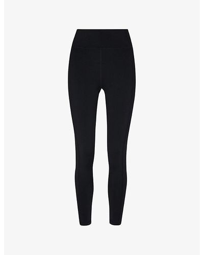 Whistles High-rise Recycled-nylon Stretch leggings - Black