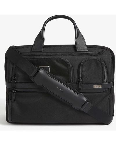 Tumi Alpha Nylon Laptop Briefcase - Black