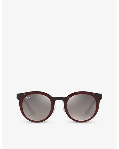 Ray-Ban Rb3710 Bonnie Round-frame Metal Sunglasses - Black