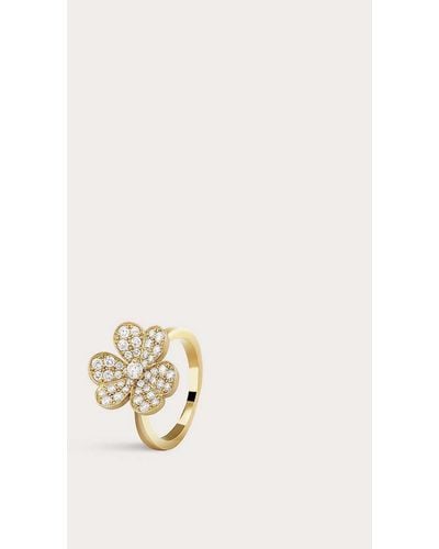 Van Cleef & Arpels Frivole 18ct Yellow-gold And 0.81ct Diamond Ring - Natural