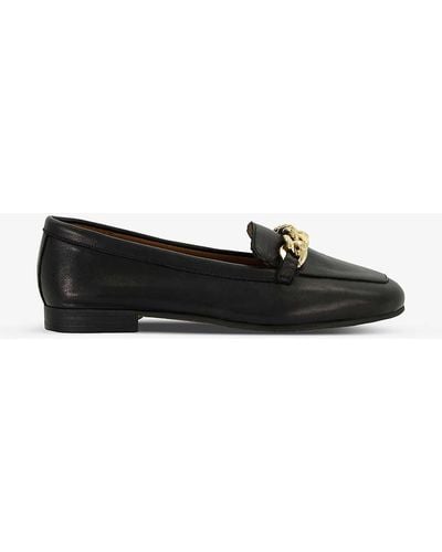 Dune Goldsmith Wide-fit Leather Loafers - Black