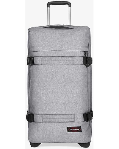 Eastpak Transit'r Medium Woven Suitcase 67cm - Grey