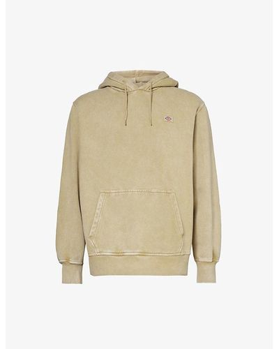 Dickies Newington Branded-patch Cotton-blend Hoody - Natural