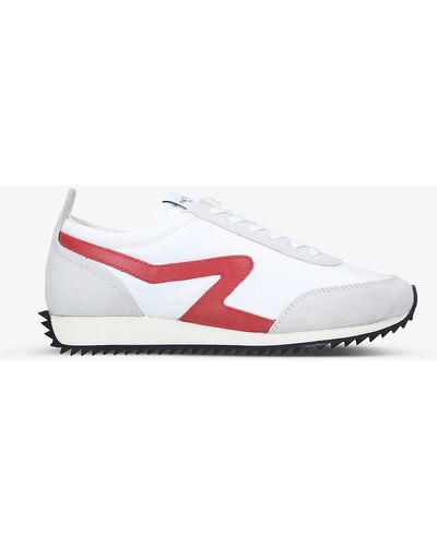 Rag & Bone Retro Runner Recycled-polyester Low-top Trainers - White