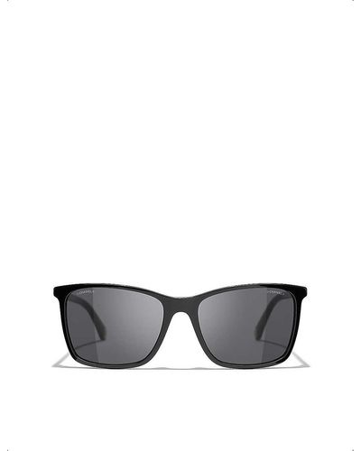 Chanel Square Sunglasses - Grey