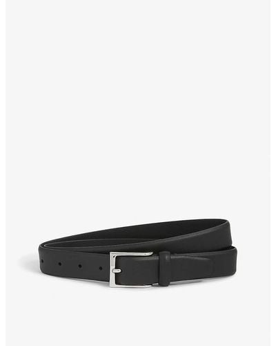 Anderson's Soft Leather Belt - White