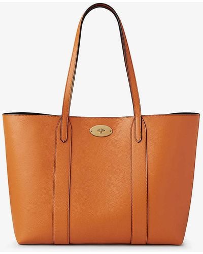 Mulberry Bayswater Leather Tote Bag - Brown