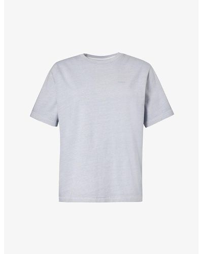 GYMSHARK Everywear Comfort Logo-print Cotton-jersey T-shirt X - Blue