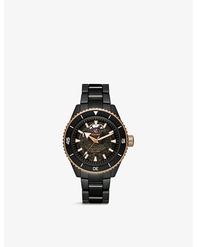 Rado R32127162 Captain Cook Titanium And Ceramic Automatic Watch - Black