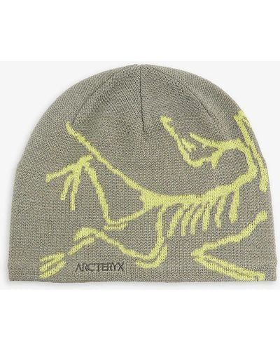 Arc'teryx Bird Head Toque Logo-print Wool-blend Beanie Hat - Green