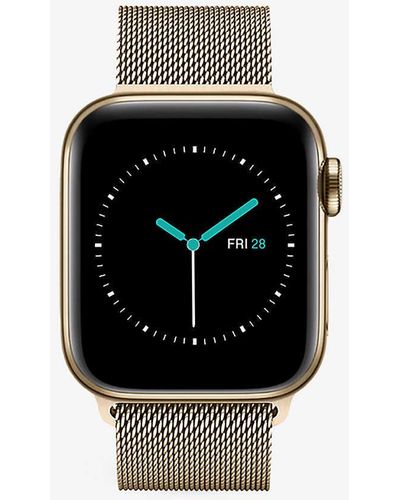 Mintapple Apple Watch Milanese Gold Stainless-steel Strap 40mm - Black